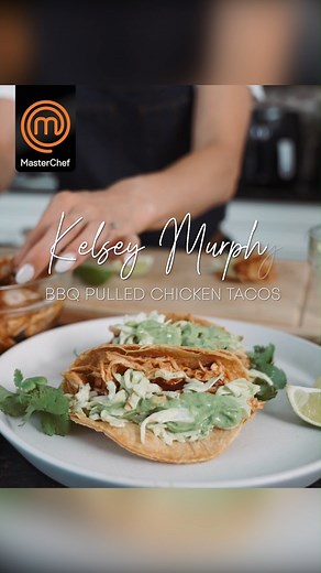 BBQ Cajun Chicken Tacos by MasterChef US Season 11 Champ Kelsey Murphy#masterchef #MasterChefUK #masterchefuk #masterchefus #masterchefstore #tacos #partyfood #masterchefworld #MasterChefWorld | MasterChef World
