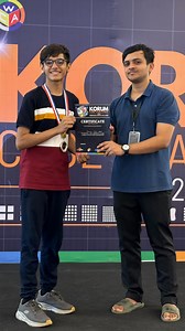 1.2K views · 59 reactions | Congratulations to Imaad Sohel Ajani for achieving the gold medal in pyraminx with an impressive average time of 2.54 seconds! #korumcubechallenge2024 #cube | Daal Pani | Facebook
