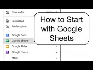 How to Open 🔓 Google Sheets