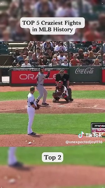 Top 5 craziest MLB fights ever! ⚾️🥊 #MLB #baseball #sports #brawl #highlights