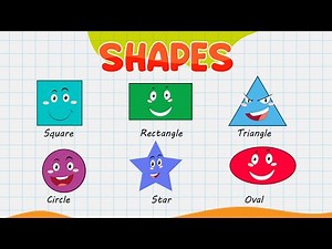 Basic Shapes for Kids | let's learn the SHAPES name | Circle, Square, Triangle and more