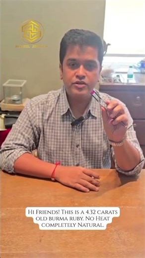 Why This 4.32 Carat Old Burma Ruby Is So Special #mumbaijeweller #ruby