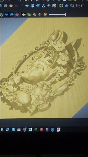 3D DESIGN TUTORIAL FOR ARTCAM #artcam2018 #shorts