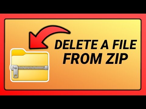 HOW TO REMOVE A FILE FROM ZIP - FULL GUIDE
