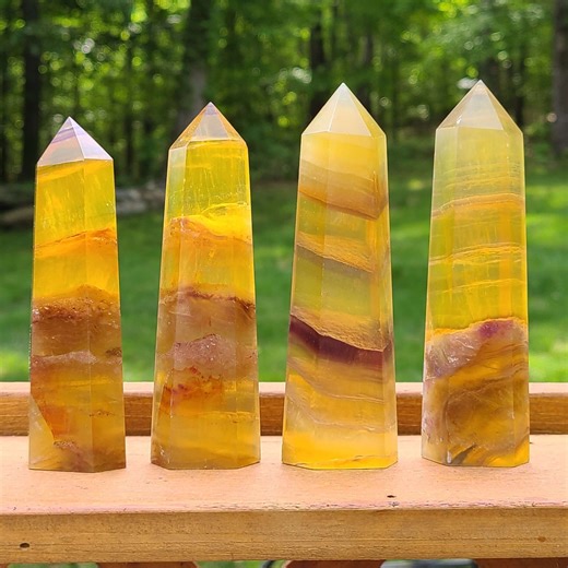 Yellow Fluorite Towers - Points - Generators - Video - Crystal Tower - Crystal Tower