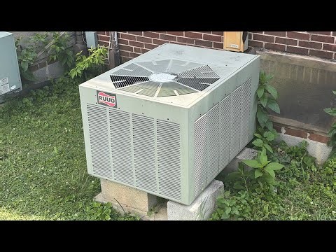 1993 Ruud Achiever 10 Air Conditioner - Startup & Run