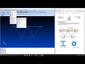 Femap Tutorial 2 - Plane Frame & Truss