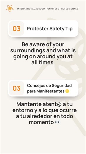 For those taking to the streets Protester Safety Tip 3: Head on a swivel, baby. Be aware of what is going on around you at all times (as much as possible) Keep each other safe. Keep faith. #FightForward #ProtesterSafety #EmpowermentInAction #SafeCommunities #Protest