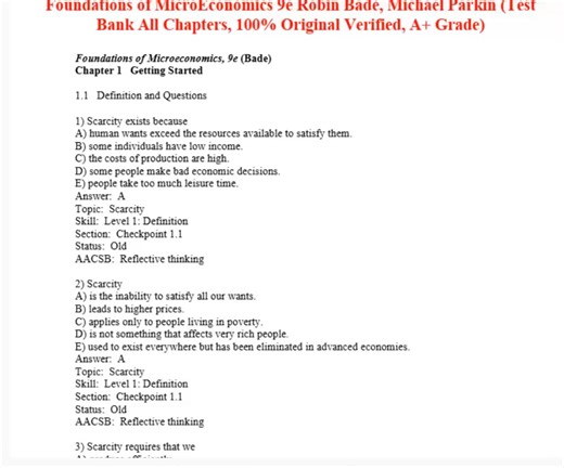 FOX on Instagram: "Foundations of Microeconomics 9th Edition 🔥 All Chapters Test Bank | Verified Study Resource Taking Microeconomics in 2026 and want to boost your exam scores fast? 📈📚 This complete, verified study resource for Foundations of Microeconomics 9th Edition covers ALL chapters and helps you master core economic concepts with clarity and confidence 💪🔥 If you're preparing for quizzes, midterms, or finals, this guide breaks down complex microeconomic theories into simple, practica