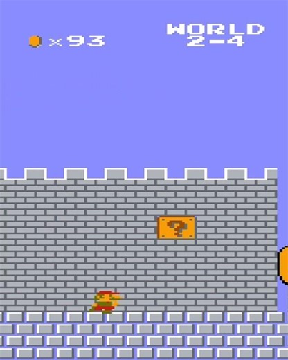 NES Super Mario Bros Unknown World 2-4 | Retro Gameplay Walkthrough #games #mario