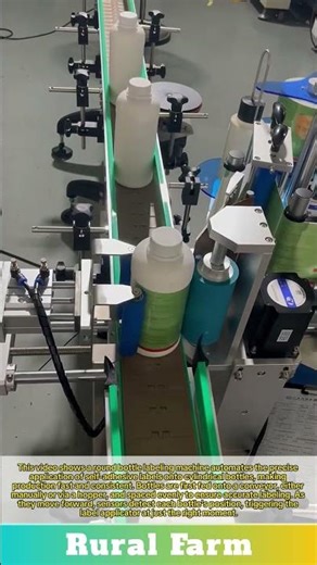 Round bottle labeling machine: automatic self-adhesive round bottle labeling machine
