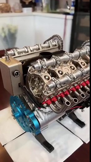 ENGINEKIT Teching 1:3 Metal V8 Car Engine Model Kit Mechanical DIY Assembly Recearch Educational Toy Adults Kids