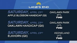 A huge weekend of racing awaits from Keeneland & Oaklawn Park! Catch all the action live on @TVG & your TVG mobile app! @LanesEndFarms | FanDuel Racing