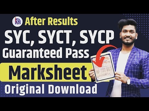 Nios Original Marksheet 2021-22 | SYC, SYCT, SYCP Problem in nios | Guaranteed Pass in nios.