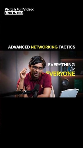 Networking wrong? This fixes it, watch full video | Sandeep Das #shorts