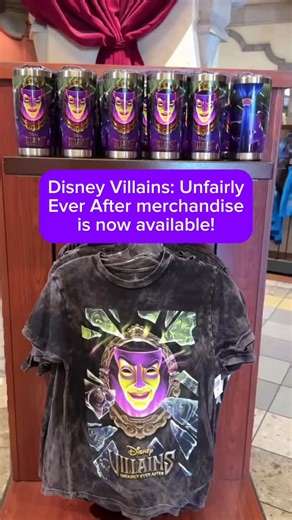 To celebrate the official opening of “Disney Villains: Unfairly Ever After,” new merchandise featuring art from the stage show is now available at Walt Disney World! The collection is on display with other ornaments representing villains seen in the show. For a full list of items with prices and details, read our article on WDWNT.com! • #disneyparks #waltdisneyworld #disney #disneyworld #wdw #magickingdom #disneymerch #disneymerchandise #disneyvillains #maleficent #villains #merch #apparel #disn