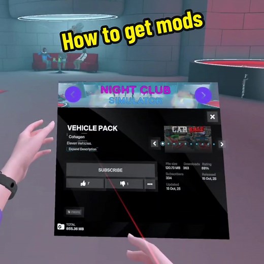 How to Get Mods in NightClub Simulator VR