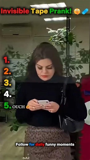 This invisible tape prank was ruthless #shorts #trending