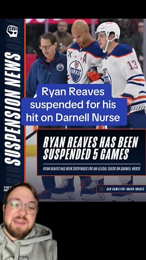 Ryan Reaves Suspended 5 Games for Hit on Darnell Nurse