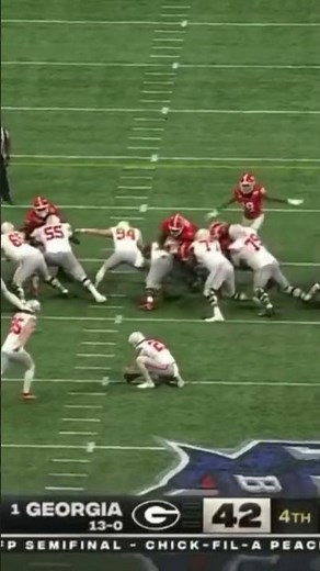 Ohio State's Noah Ruggles MISSES The Winning Field Goal As Time Expires In The CFB Playoff v Georgia