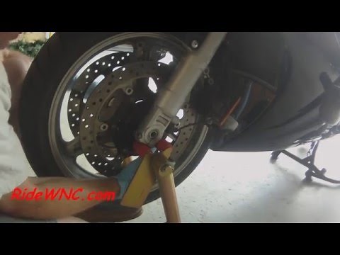 Yamaha FJR 1300 Front Wheel Removal Replacement