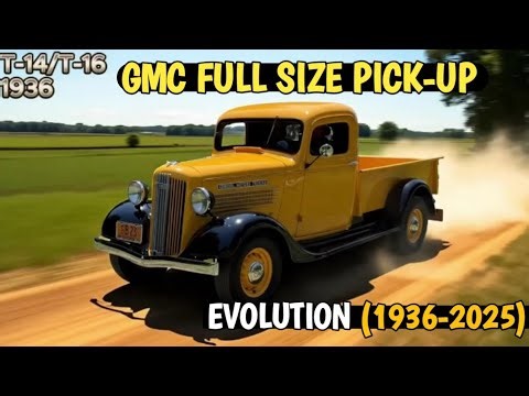 GMC Full-Size Pickup Evolution (1936–2025) | C/K to Sierra EV Complete Timeline