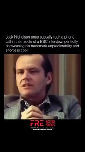 In a now-iconic BBC interview, Jack Nicholson casually answered a ringing phone mid-conversation, breaking all the usual rules with his trademark cool. The unscripted moment added a touch of humor and perfectly captured his effortlessly unpredictable charm—reminding everyone why he remains one of Hollywood’s most magnetic personalities. | Historyinmemes