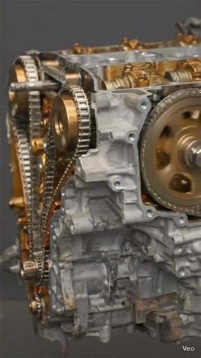 How a V6 Timing Chain Works #mechanic #trending #tips #chain