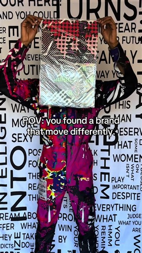Think bigger. #abstractart #textileart #wearableart #collectibles #dumbluck