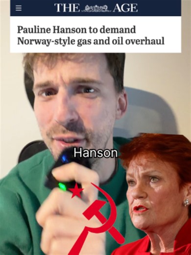 If you're looking for fossil fuel companies to pay their fair share then what you want is ✨progressive tax policy✨ and Pauline will never be able to deliver that because she works for the fossil fuel industry.