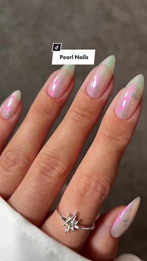 Pearl Nails and Snowflake Nail Art Tutorial