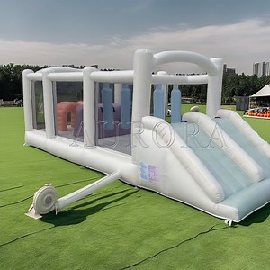 [Hot Item] Inflatable Outdoor Obstacle Course Castle Bounce for Kids