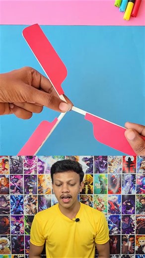 How to Make a Balloon Helicopter 🚁🎈