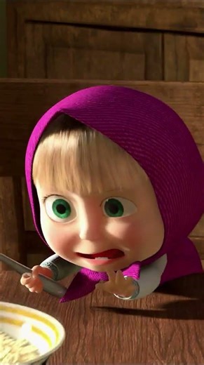 Eu nu mănânc asta! 🍎🚫 #MashaSiUrsul #PentruCopii #DeseneAnimate