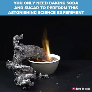 461K views · 3.8K reactions | You only need baking soda and sugar to perform this astonishing science experiment via Home Science : https://goo.gl/vYqk7k | Interesting Engineering | Facebook