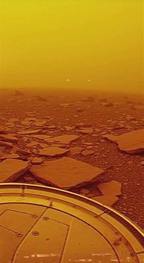 The Last Image from Venus: Venera 14’s Final View Before the Planet Destroyed It 🚀🔥♀️ #mars #space