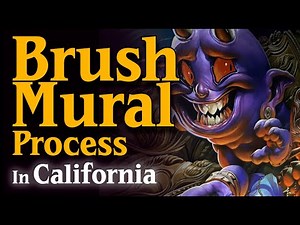 Brush Painting in California: Mural Process
