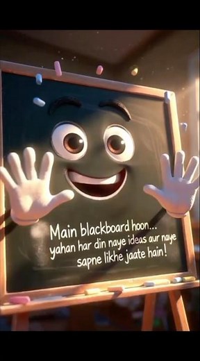 Blackboard | Teaching That Makes Learning Easy #aitalkingobjects #dailylifeobjects #viralshorts