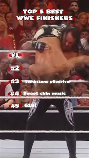 Top 5 BEST WWE finishers...🥶 #shorts #wwe #rko
