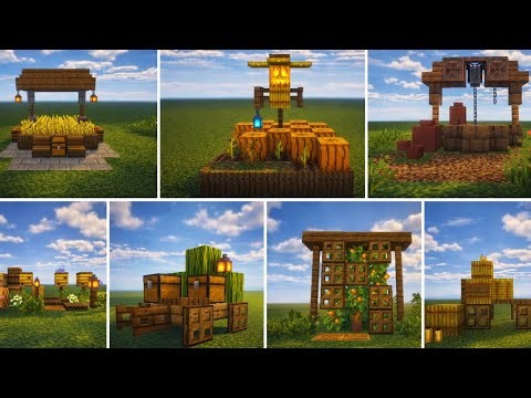 15 Simple Farming Ideas You Must Try in Minecraft | #minecrafttutorial #buildideas