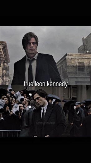 Robert Pattinson as Leon Kennedy holyyy W #leonkennedy #residentevil #residentevilrequiem #robertpattinson #leonkennedyedit