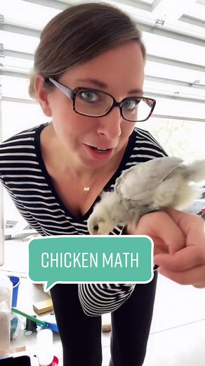 Chicken math is science. Send this to your significant other as proof. #chickenmath #math #education #chickenlife