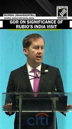U.S. Ambassador to India Sergio Gor on significance of Marco Rubio’s India visit