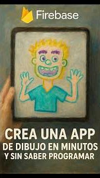 Crea una App de Dibujo con IA en MINUTOS (¡SIN saber programar!) | Tutorial con Firebase Studio