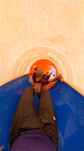 Colorful Bottle Color Matching Challenge! 🍾🎨 Epic Double Slide Race #Waterslide #Shorts #POV #Viral