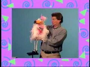 Flamingo puppet by Axtell