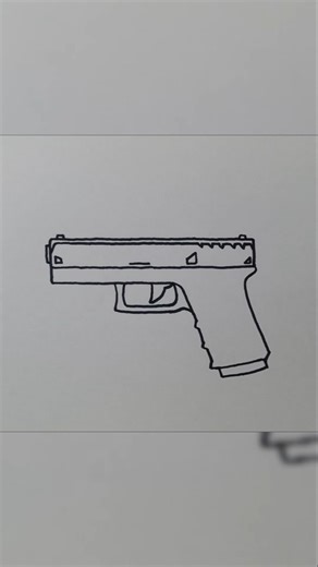 Very easy pistol drawing