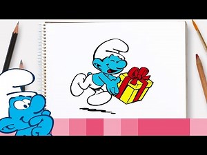 How to draw Jokey • The Smurfs