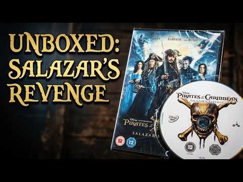 Pirates of the Caribbean: Salazar’s Revenge (2017) DVD Unboxing – New & Sealed (UK)