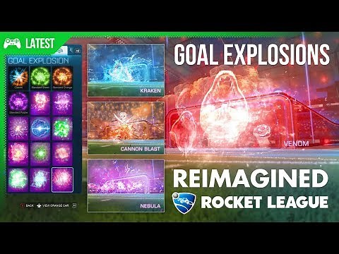 Rocket League Goal Explosions reimagined in creative ways!